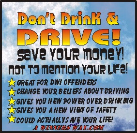 Don't drink and drive